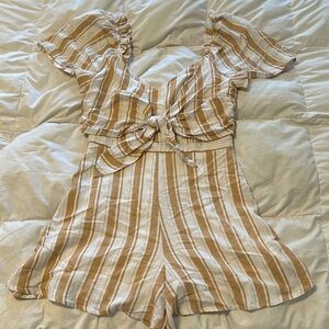 Francesca’s Striped Romper